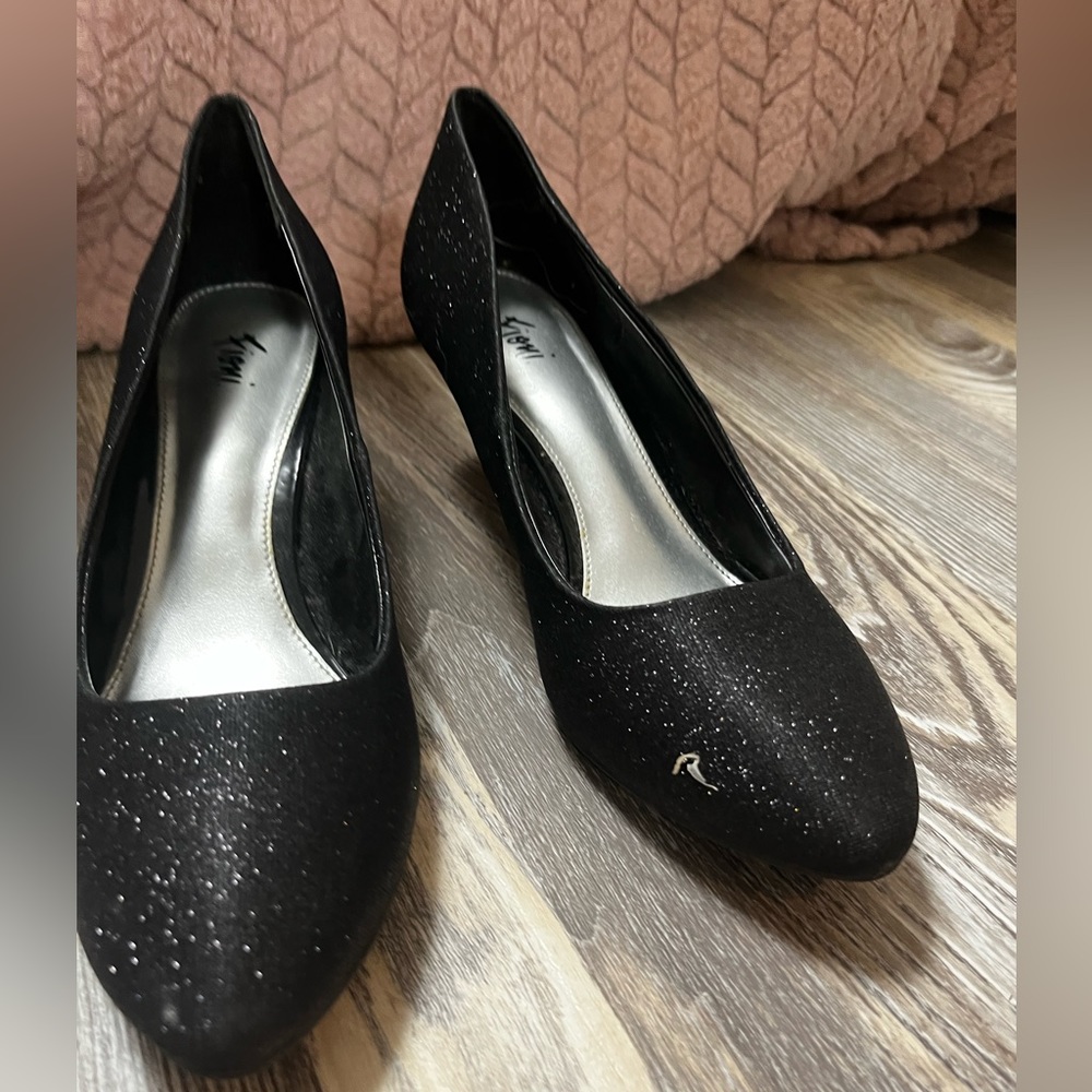 Black sparkly heels - Picture 4 of 4